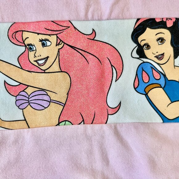 Disney Princess Sweatshirt & Jogger Pink Set Toddler Size 2T Pre-owned - Picture 4 of 8
